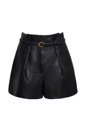 最終セール✨Red Valentino ショートパンツ　ブラック　サイズ40 RED Valentino スタッズ ベルテッド ショートパンツ | ブラック