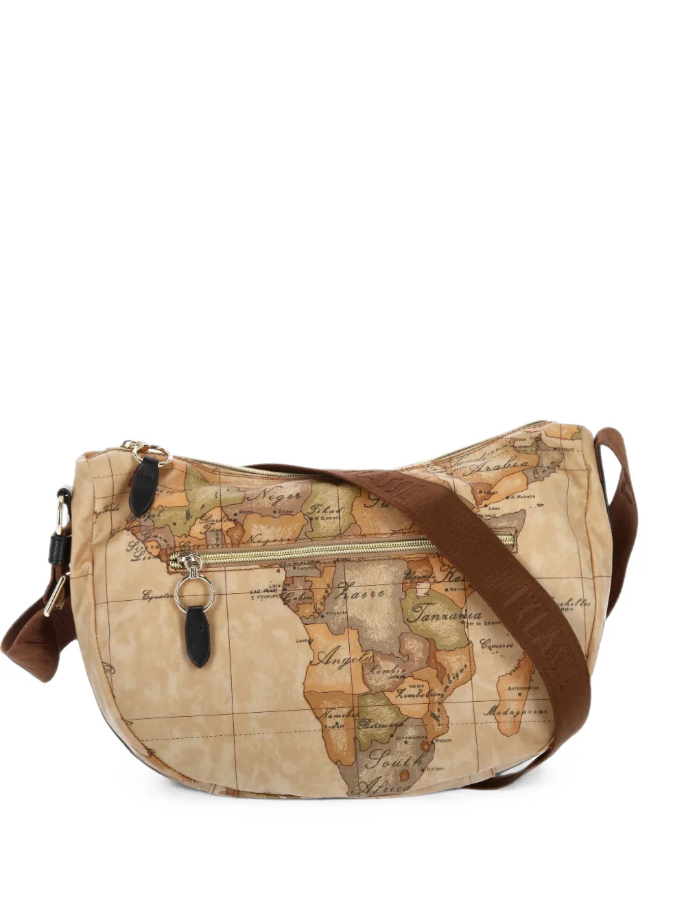 ALVIERO MARTINI 1° CLASSE Geo Classic shoulder bag - Nude