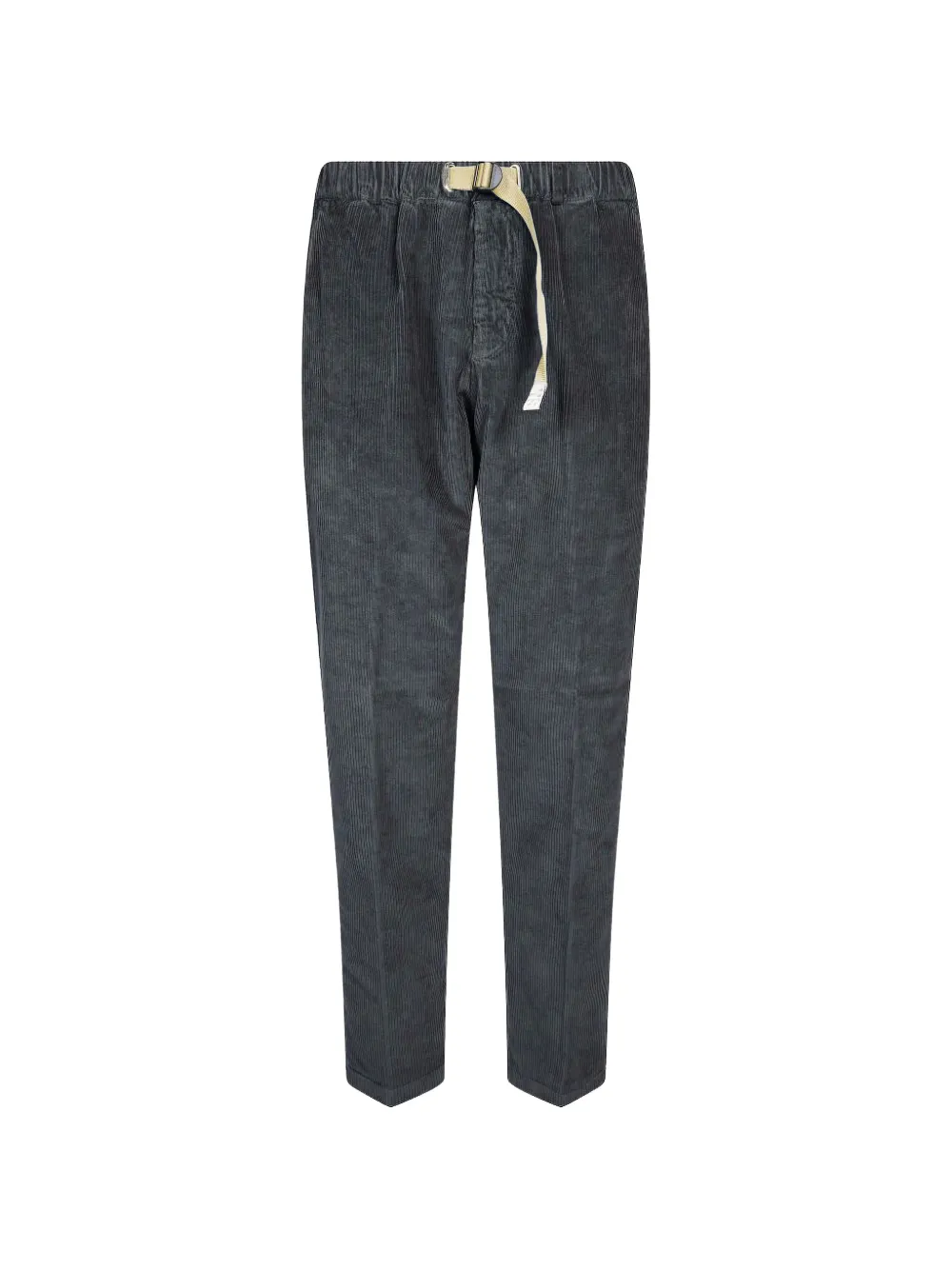 White Sand belted corduroy-effect trousers