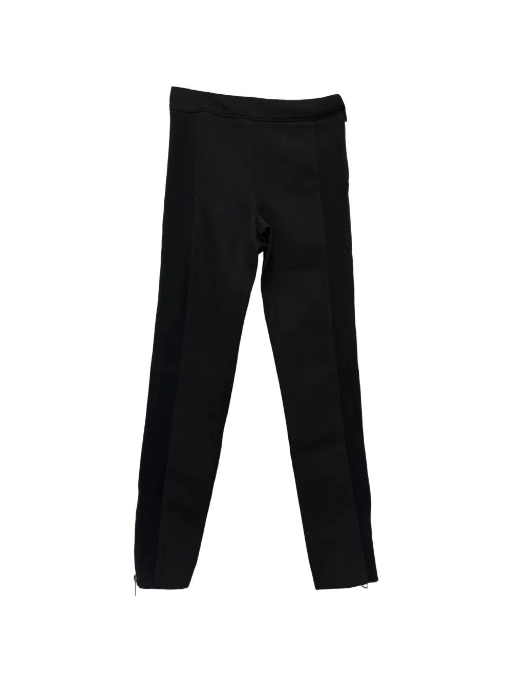 Burberry Pre-Owned late 2000s-early 2010s straight-leg zip-detail trousers - Schwarz