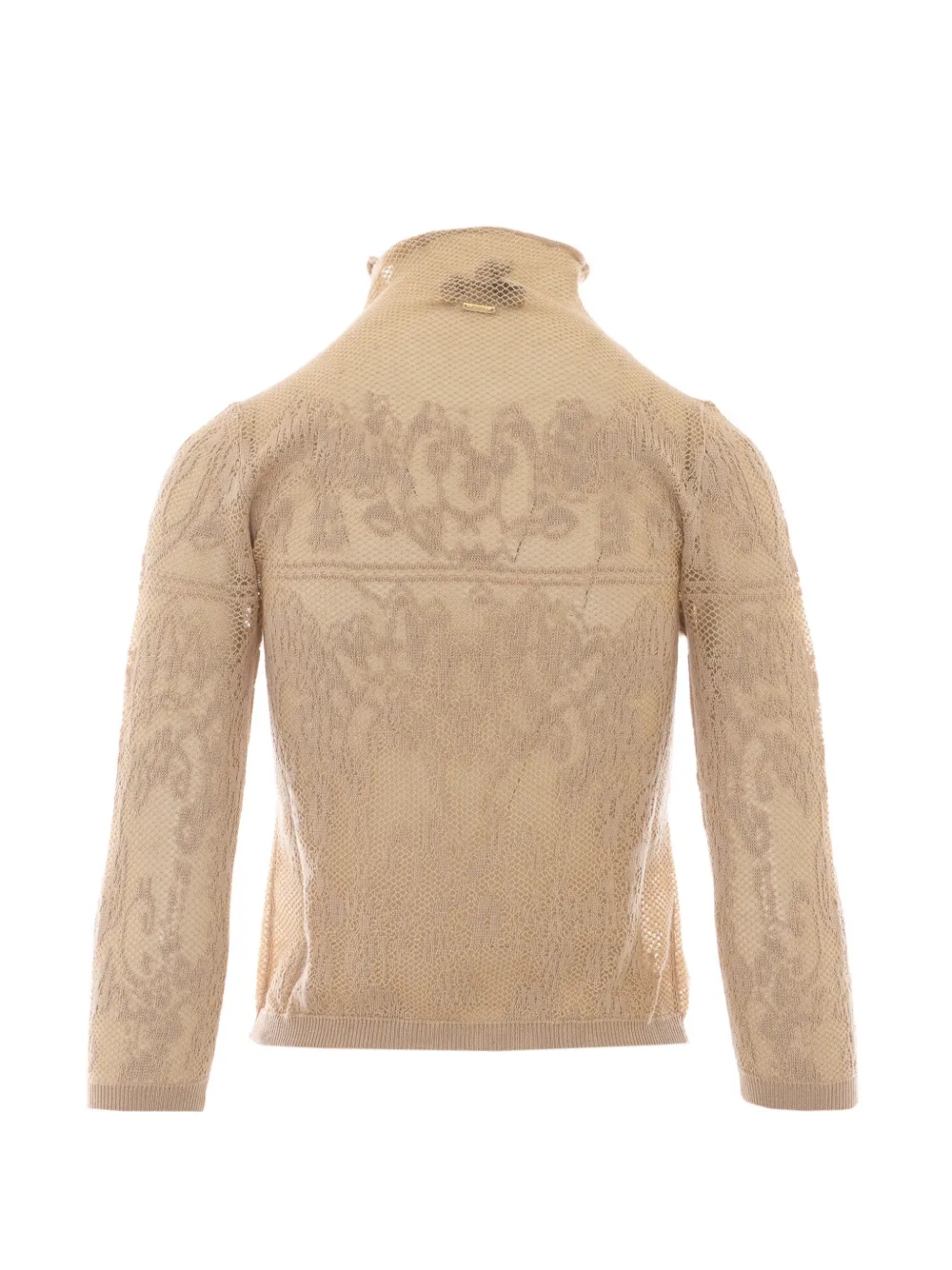 TWINSET Coltrui met jacquard Beige