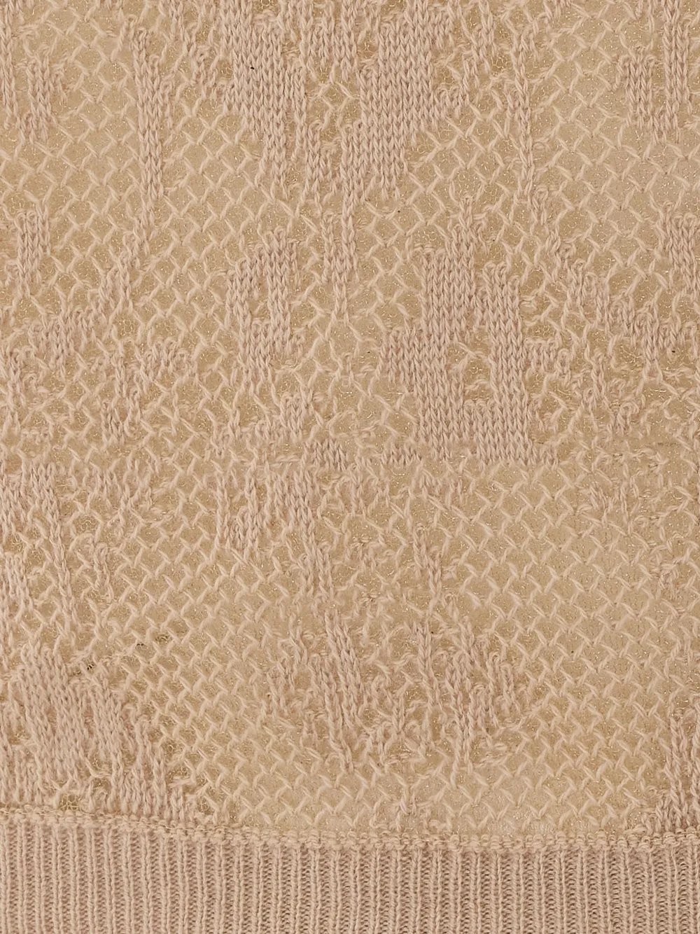 TWINSET Coltrui met jacquard Beige