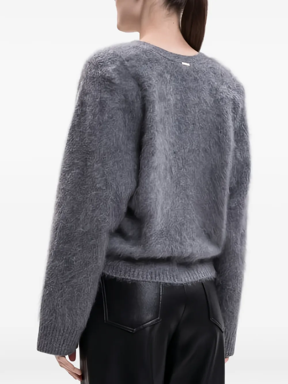 TWINSET twist-detail sweater Grijs