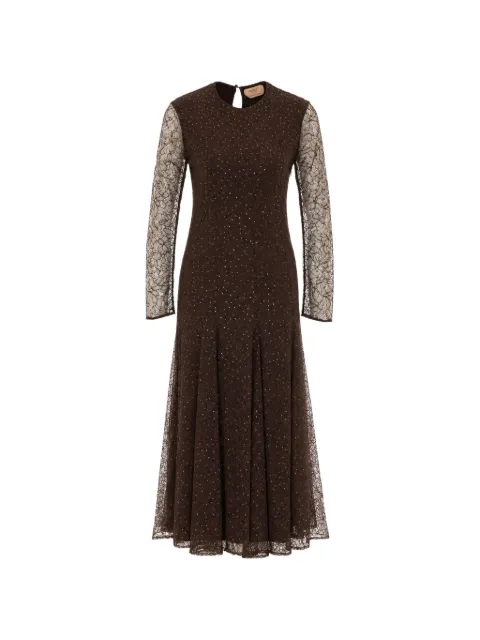 TWINSET vestido bordado con lentejuelas