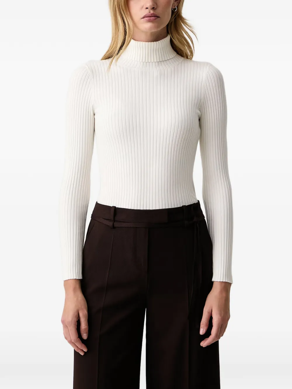 TWINSET turtleneck fitted sweater