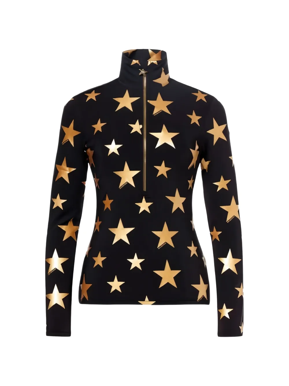 Goldbergh Lunaria star-print half-zip sweatshirt - Schwarz