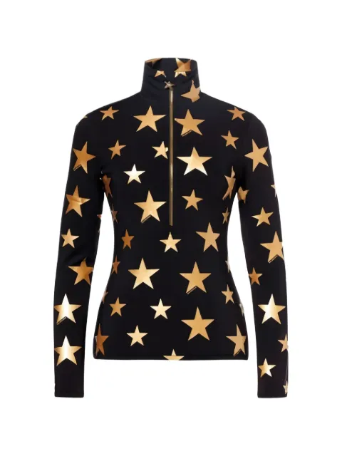Goldbergh Lunaria star-print half-zip sweatshirt