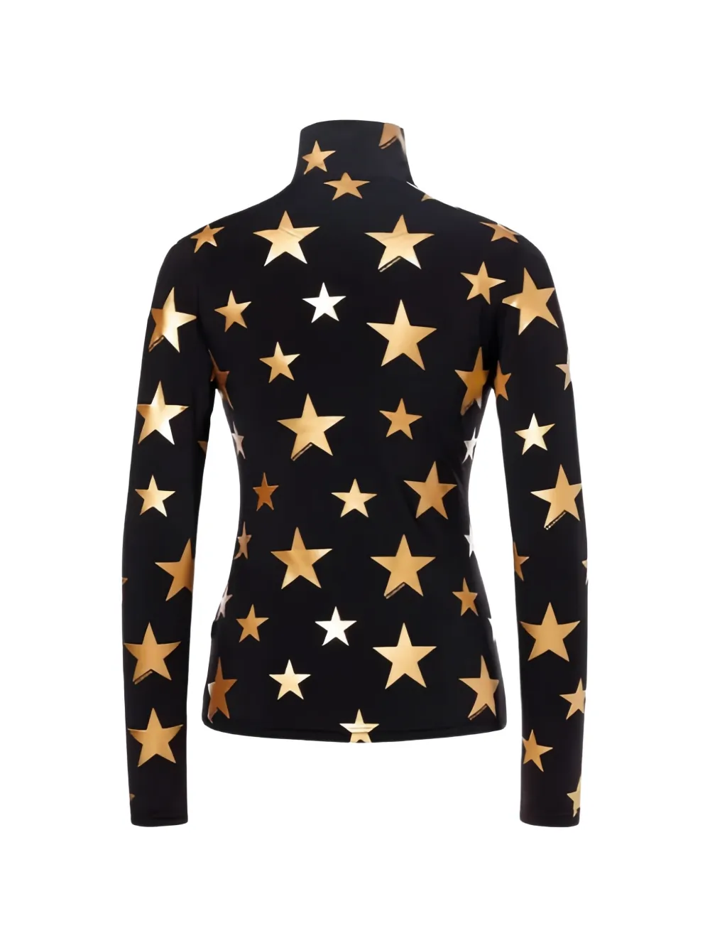 Goldbergh Lunaria star-print half-zip sweatshirt Zwart