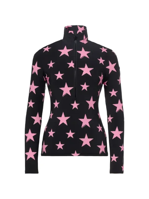Goldbergh Lunaria star-print half-zip sweatshirt