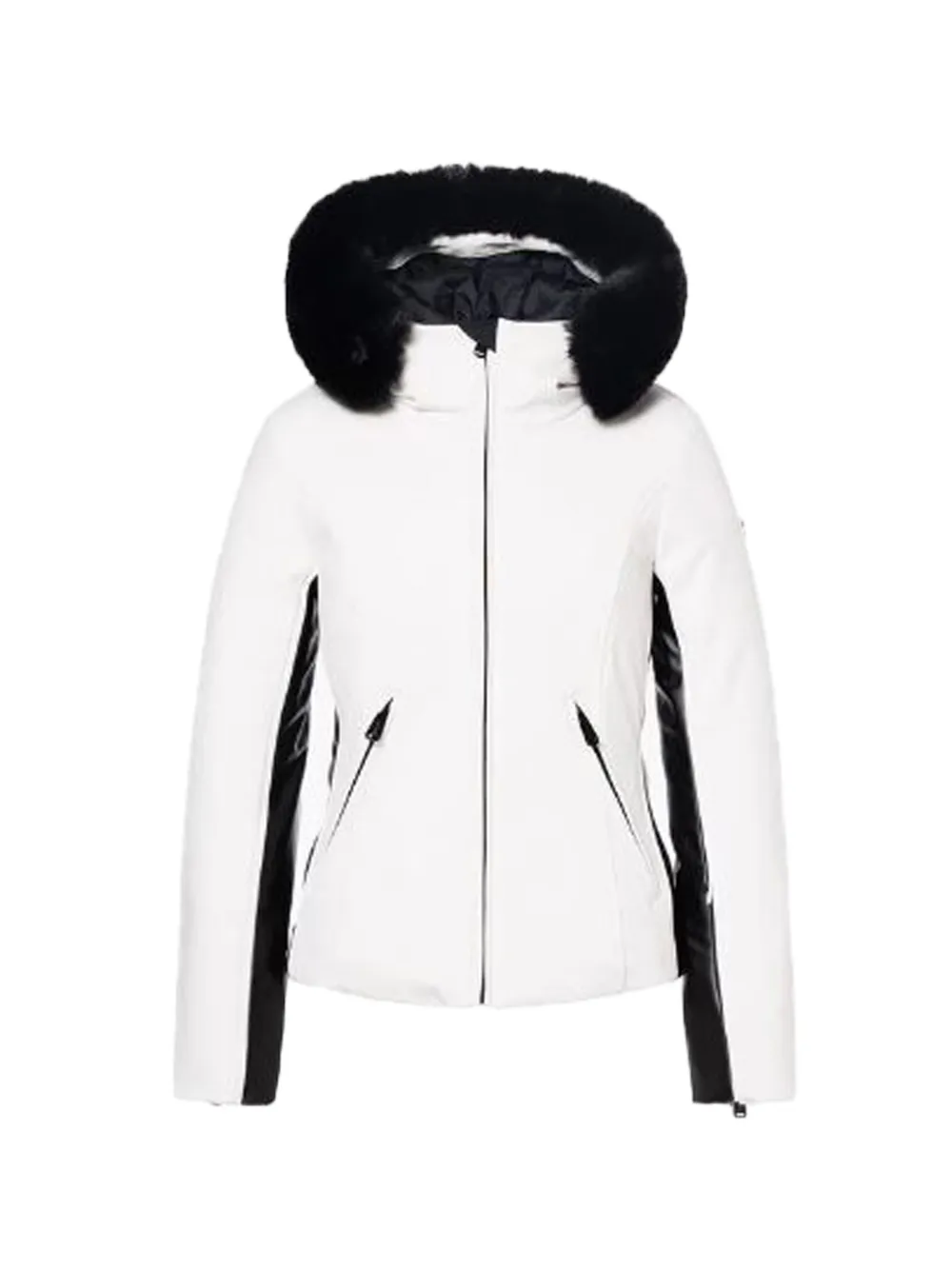 Goldbergh faux-fur trim ski jacket - Blanc