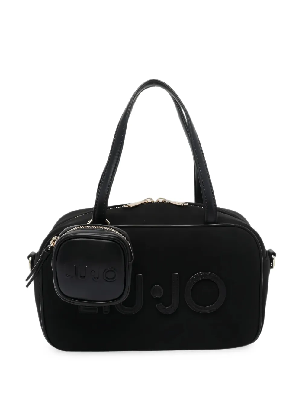 LIU JO logo-patch Bowling bag - Nero