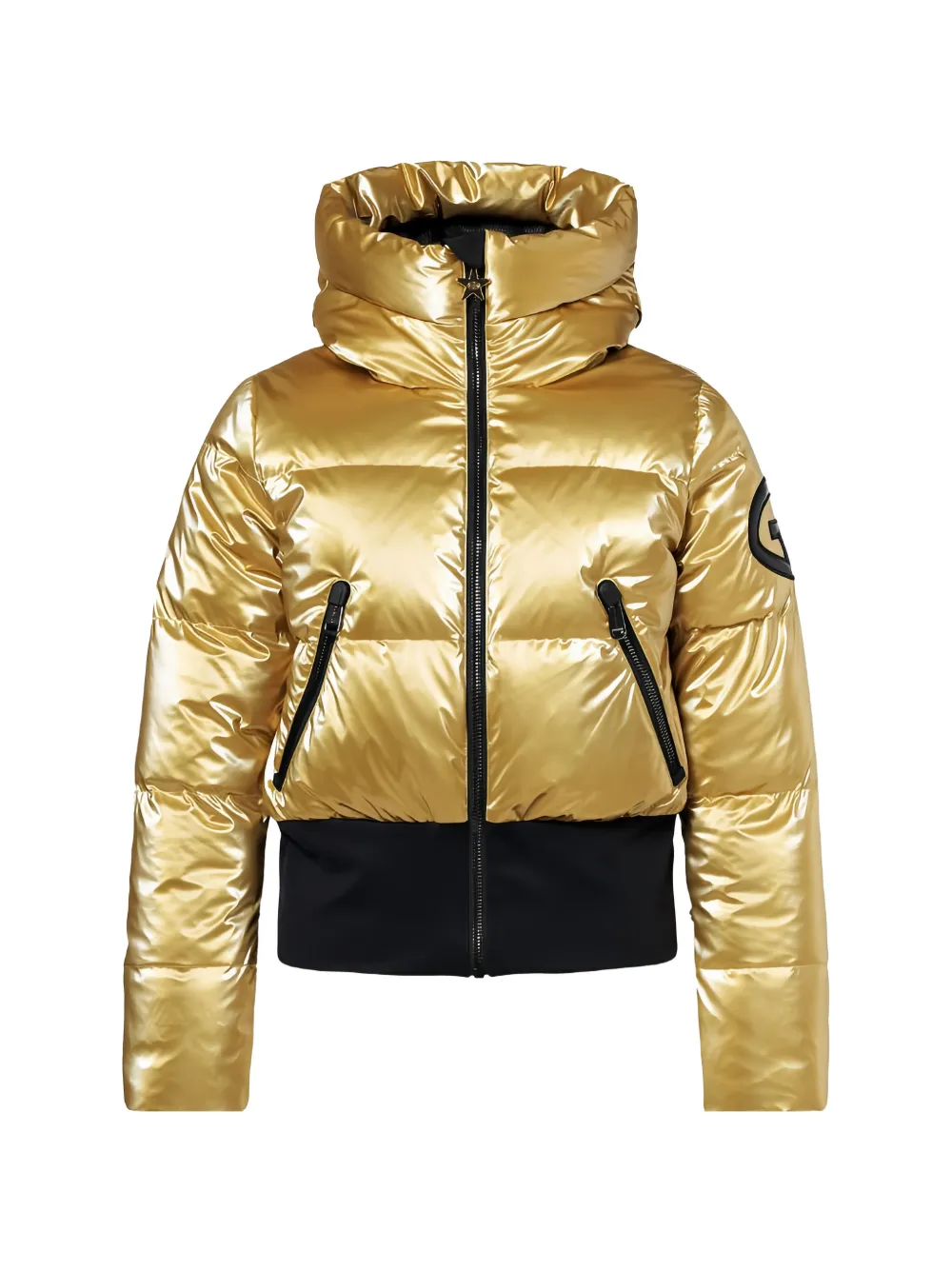 Goldbergh Bombardino metallic-effect padded ski jacket
