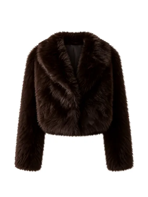 TWINSET faux-fur cropped jacket