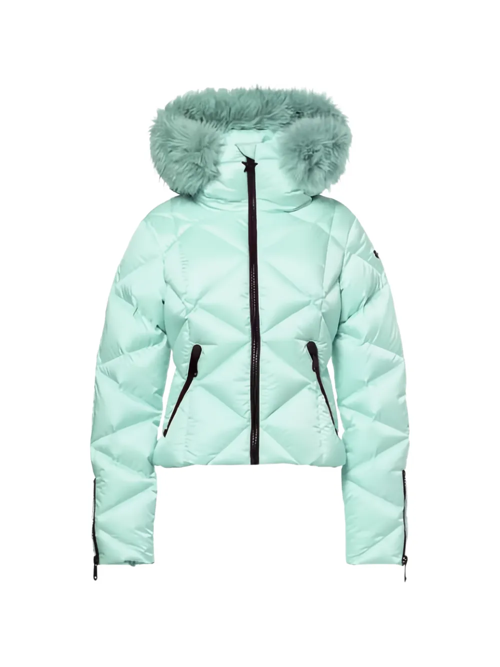 Goldbergh Harumi faux-fur-trim quilted ski jacket Groen