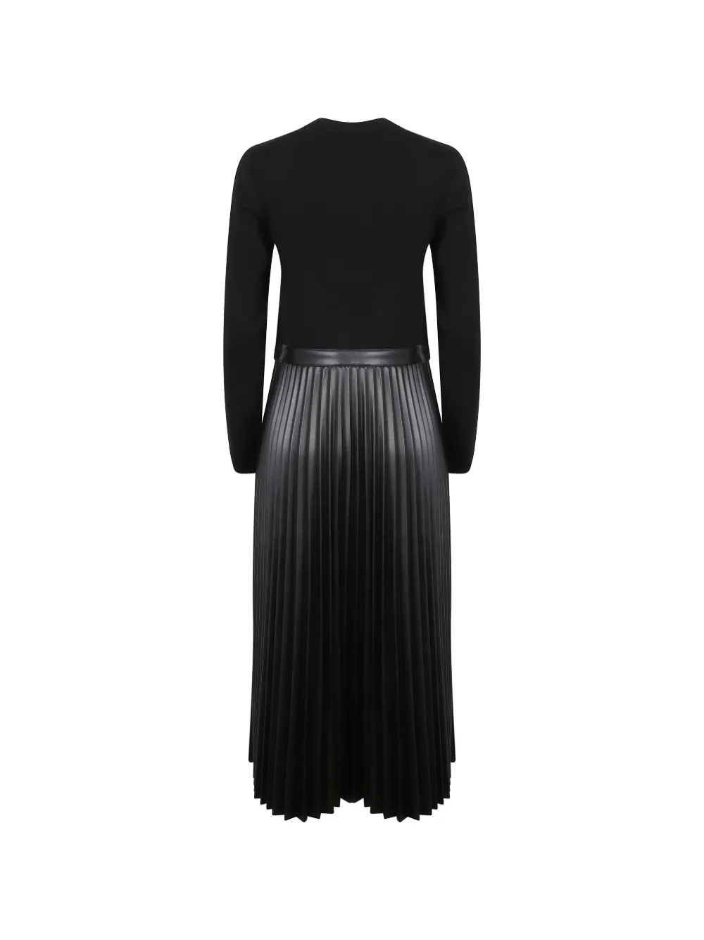 TWINSET Geplooide midi-jurk Zwart