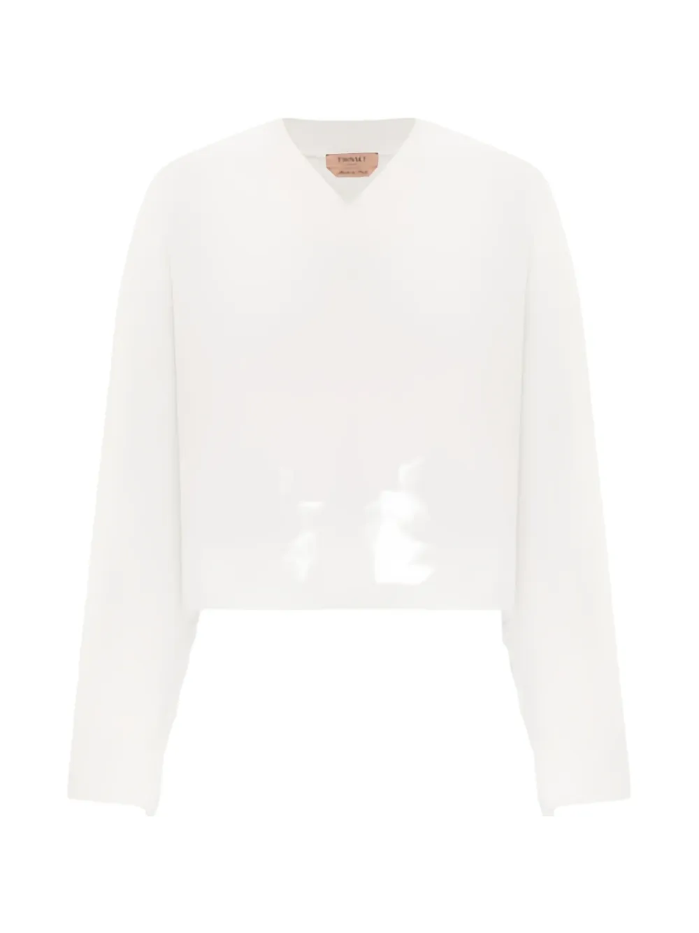 TWINSET V-neck fringed sweater