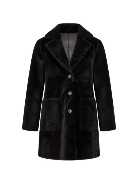 ASPESI button-up shearling coat