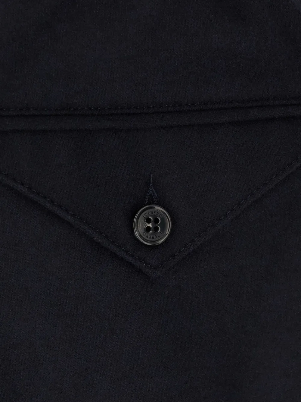 Iceberg drawstring tapered trousers Blauw