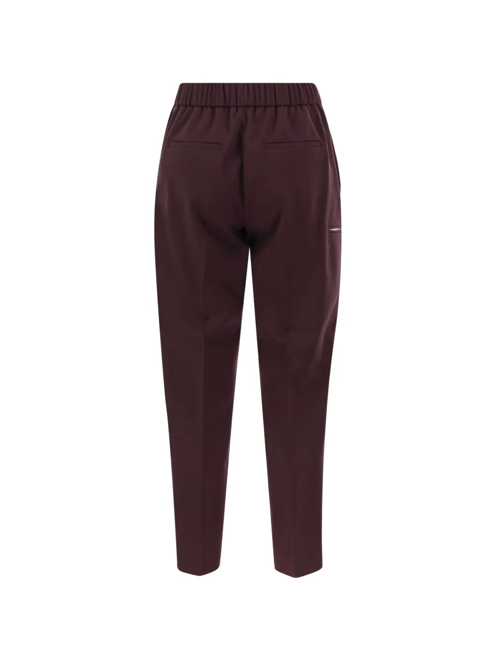 Peserico Punto Luce broek met toelopende pijpen Rood