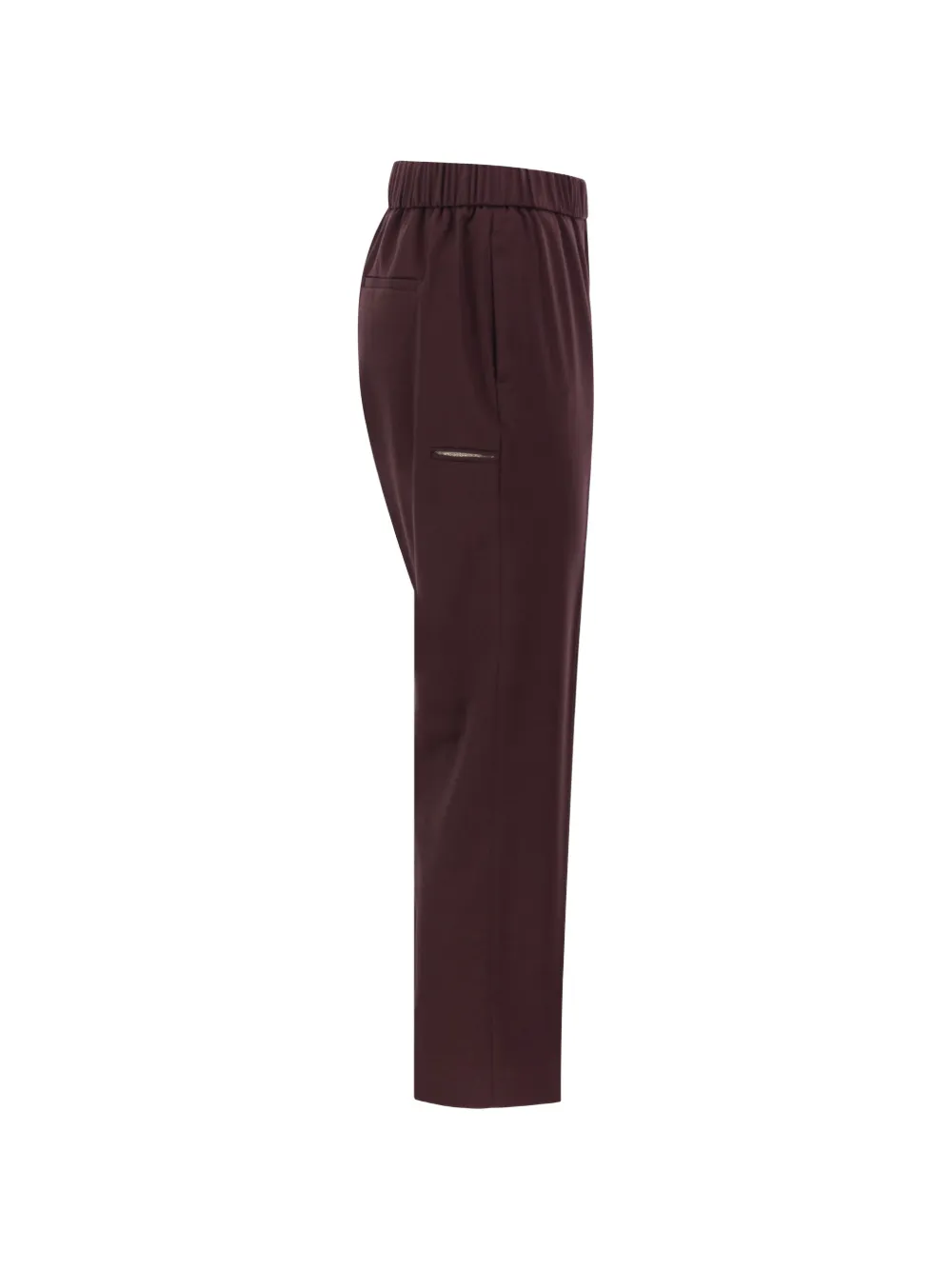 Peserico Punto Luce broek met toelopende pijpen Rood
