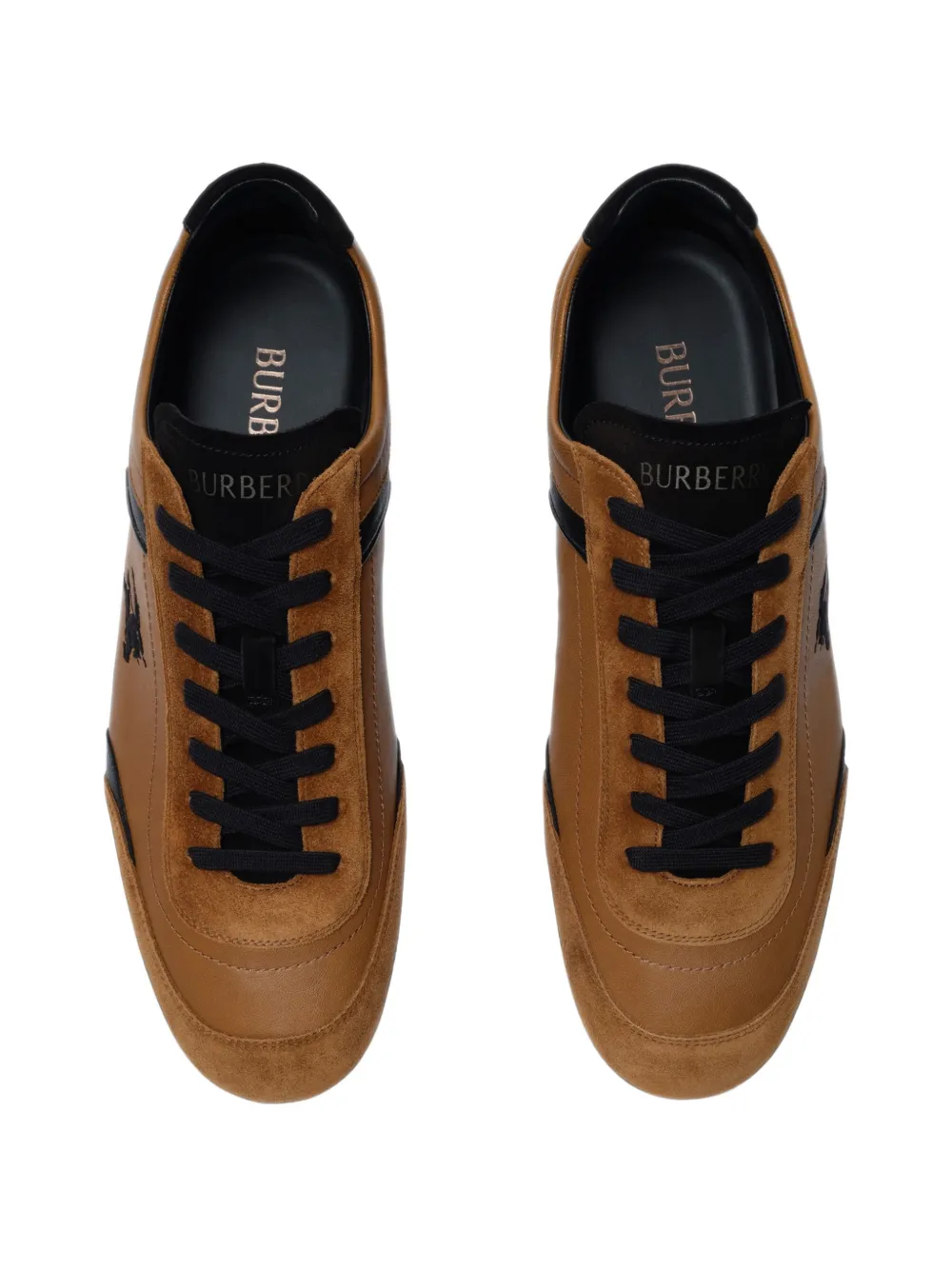 Burberry Knight Runner leather sneakers Bruin