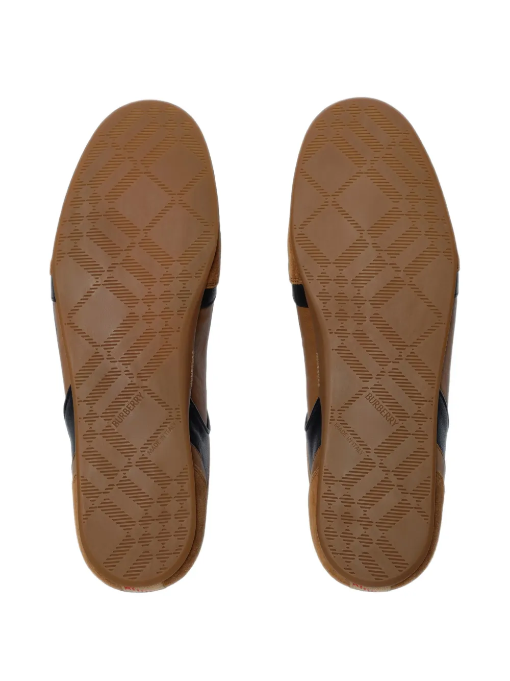 Burberry Knight Runner leather sneakers Bruin