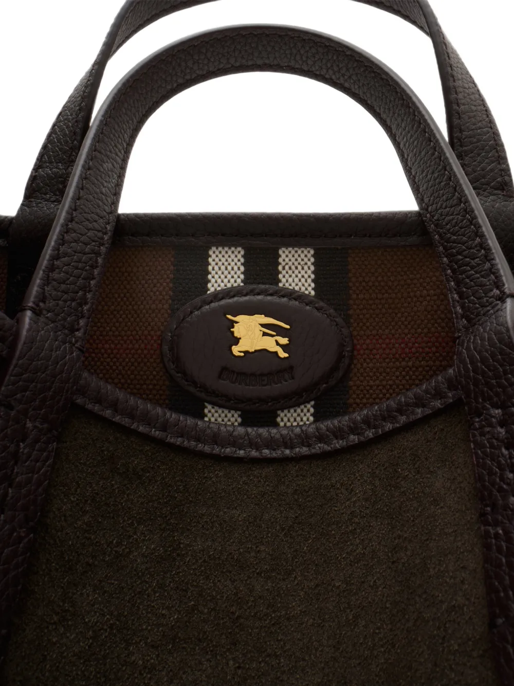 Burberry Bloomsbury omkeerbare mini-shopper Bruin