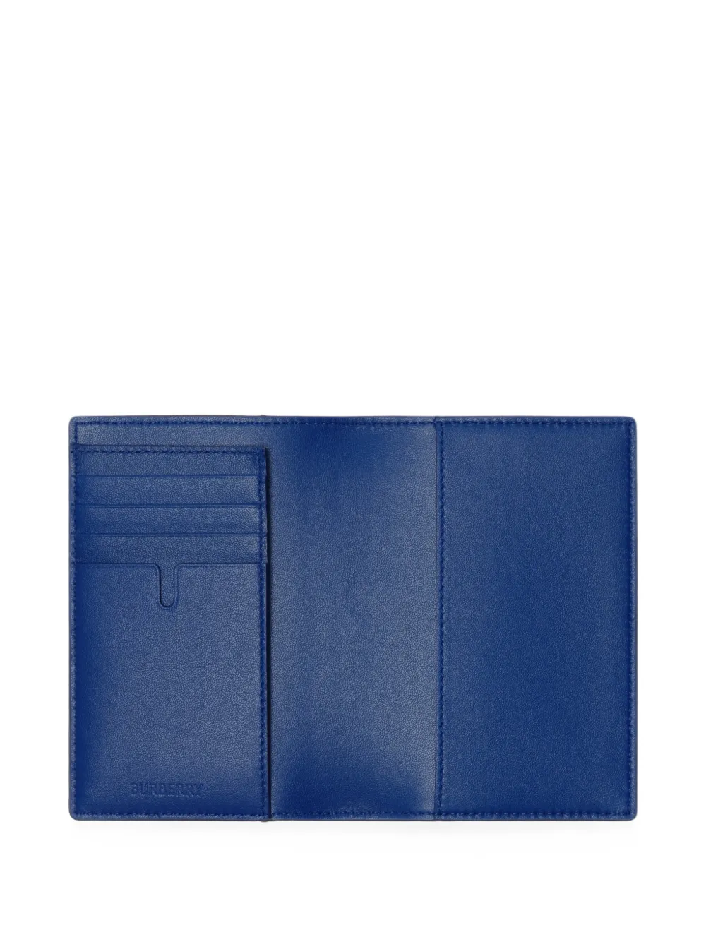 Burberry logo-detail passport holder Zwart