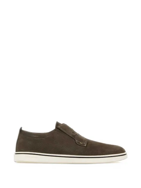 Ferragamo Alfie grained leather loafers