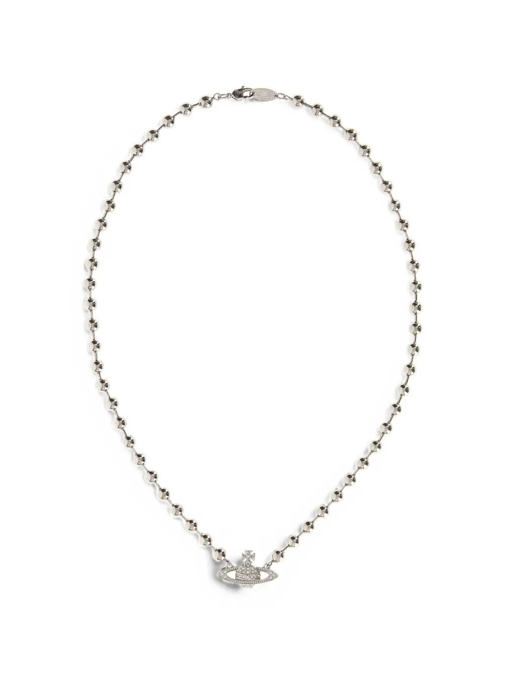Vivienne Westwood Thames Mini Bas Relief necklace - Argento