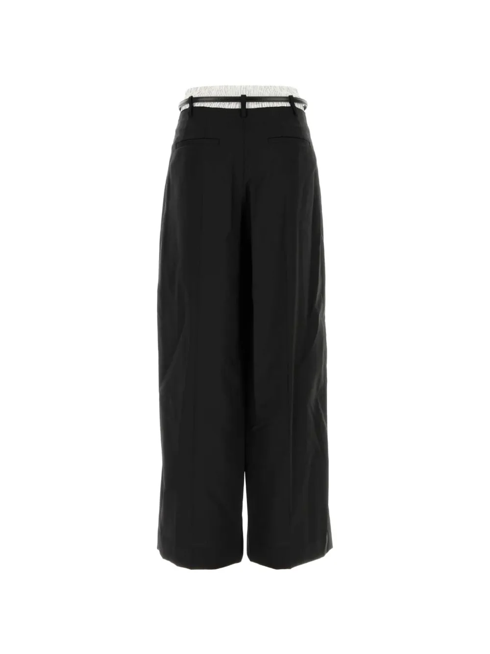 Alexander Wang Mid-waist gelaagde boxershorts Zwart