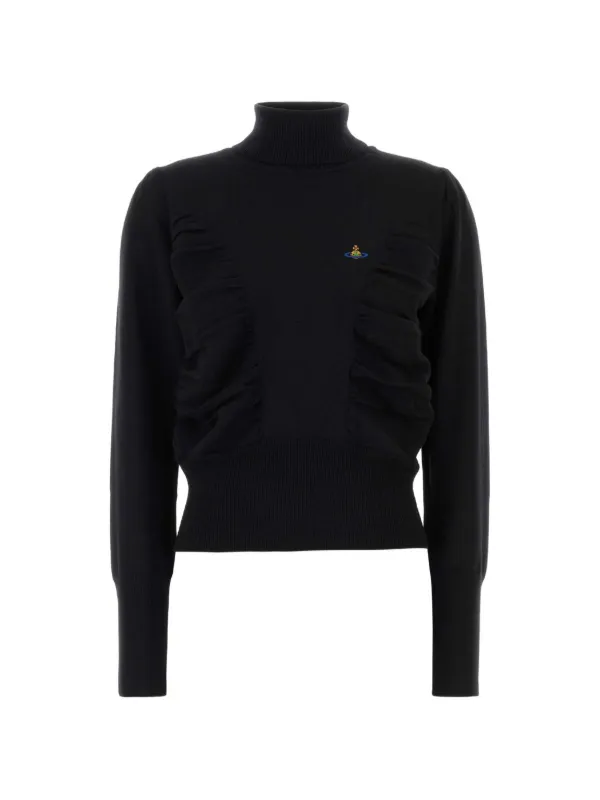 Vivienne Westwood Pamela Ruched Sweater in Black