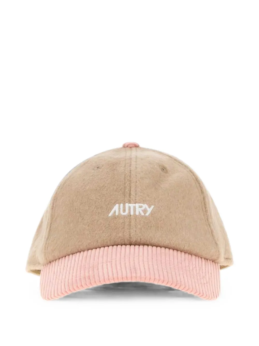Autry logo-embroidered corduroy-brim baseball cap - Toni neutri