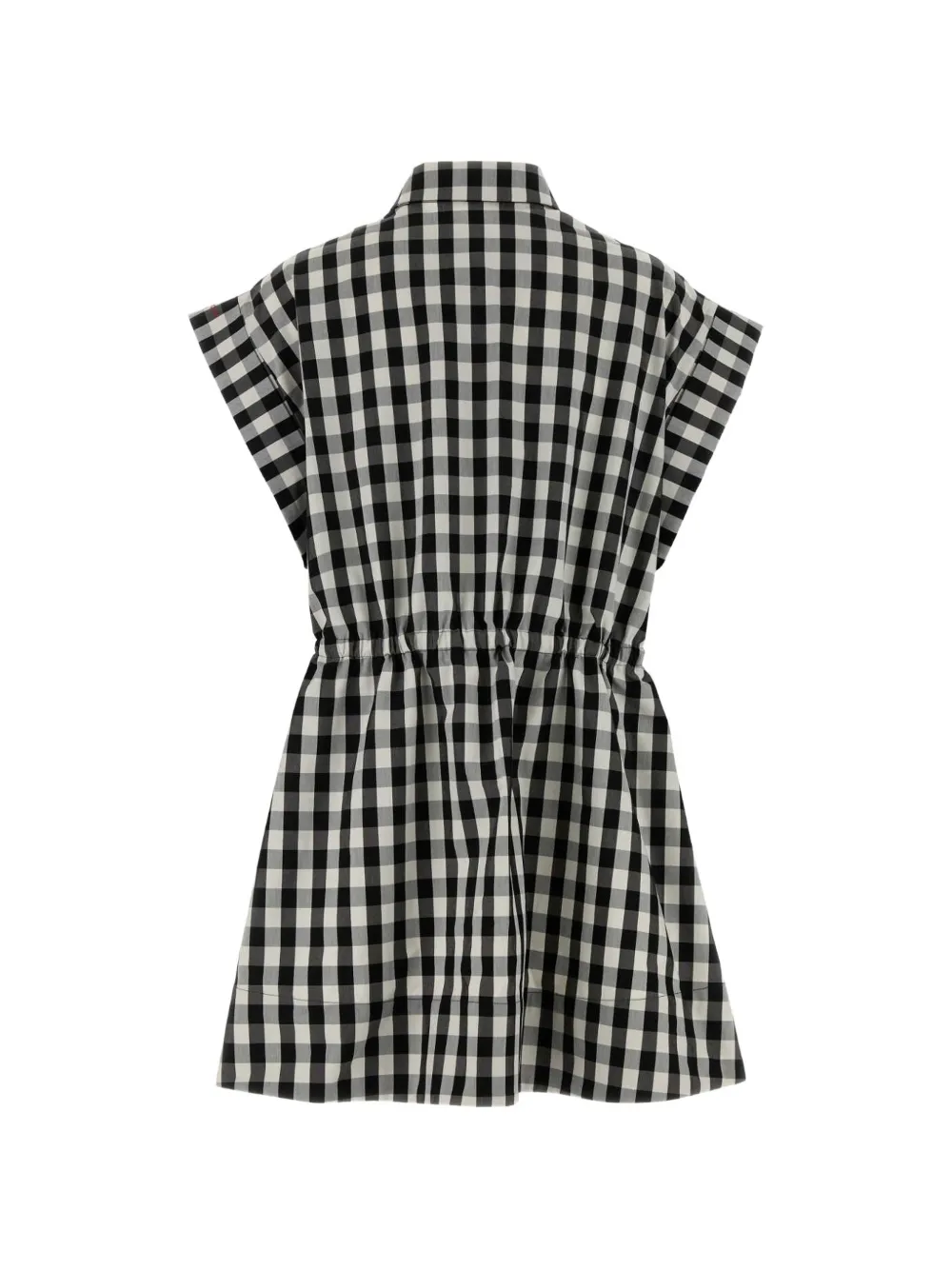Givenchy gingham A-line mini shirt dress Zwart