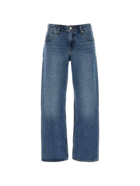 Levi's logo-patch straight-leg jeans