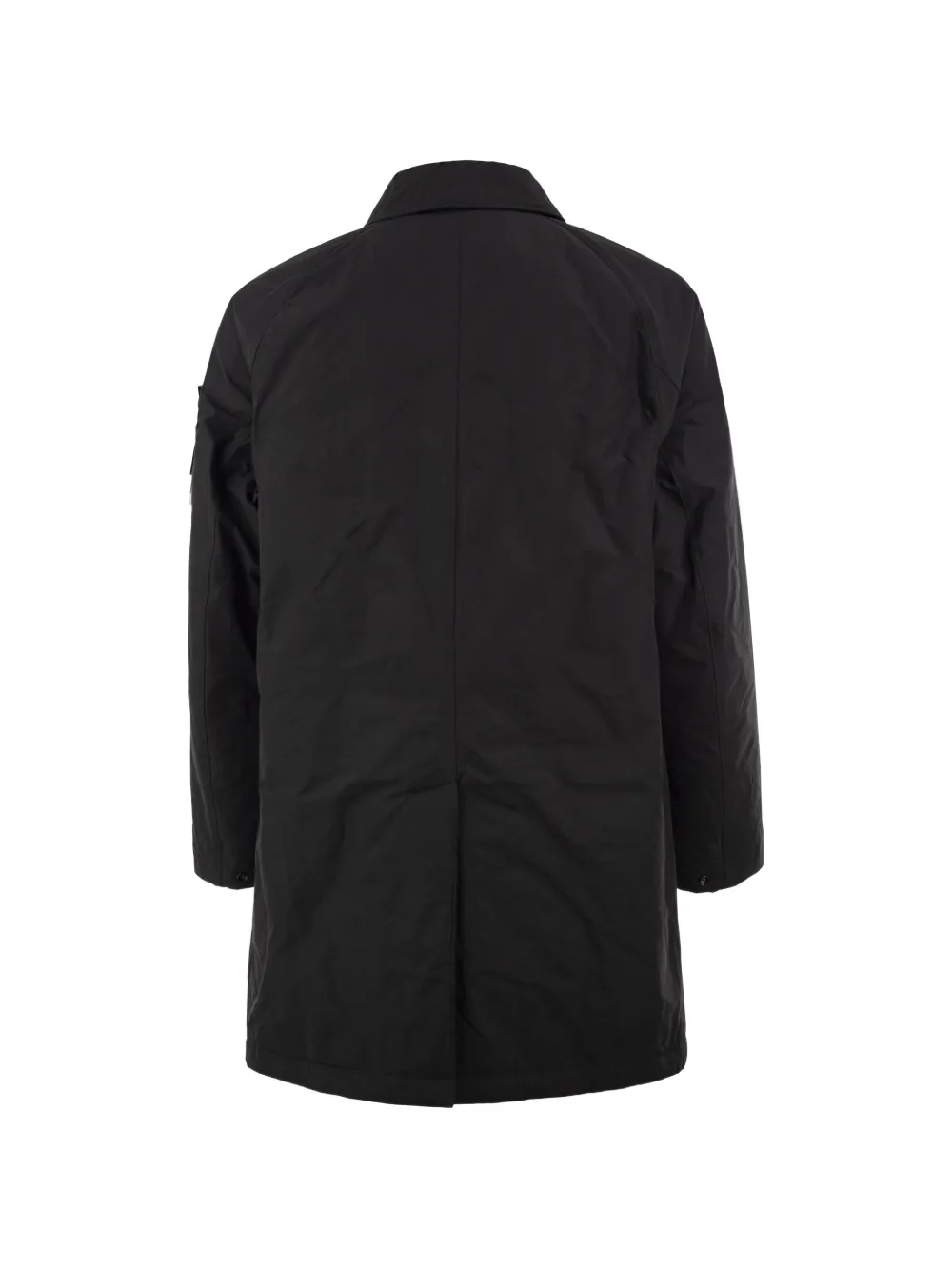 Stone Island Micro Reps gewatteerde jas Zwart