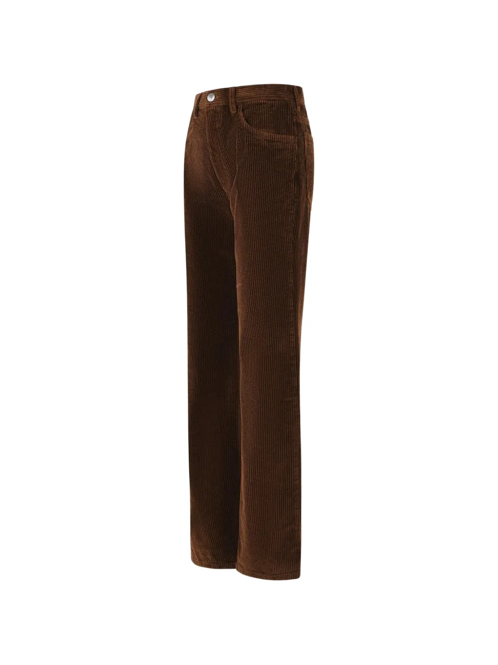 Marni Ribfluwelen straight broek Bruin