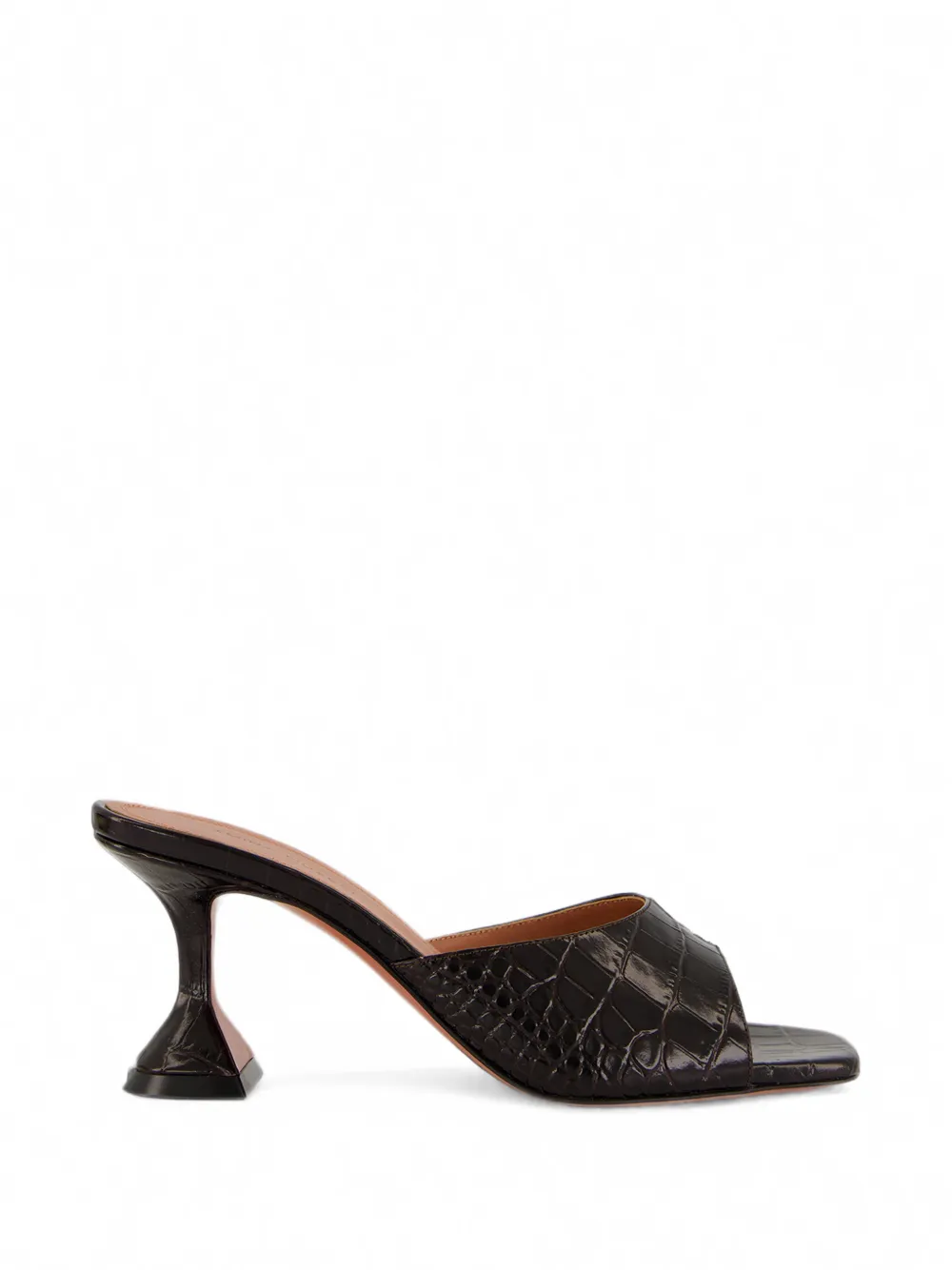 Amina Muaddi Lupita croc-effect leather sandals