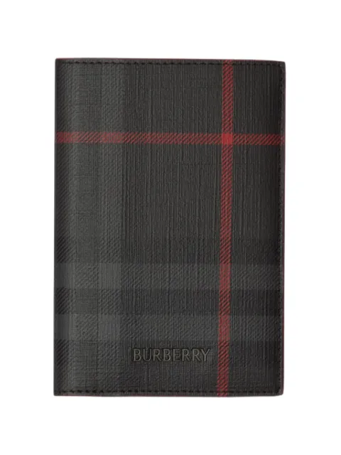 Burberry logo-detail passport holder