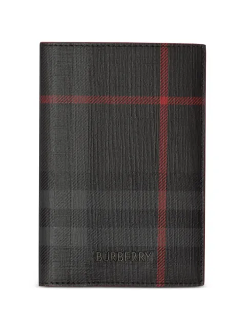 Burberry logo-detail passport holder