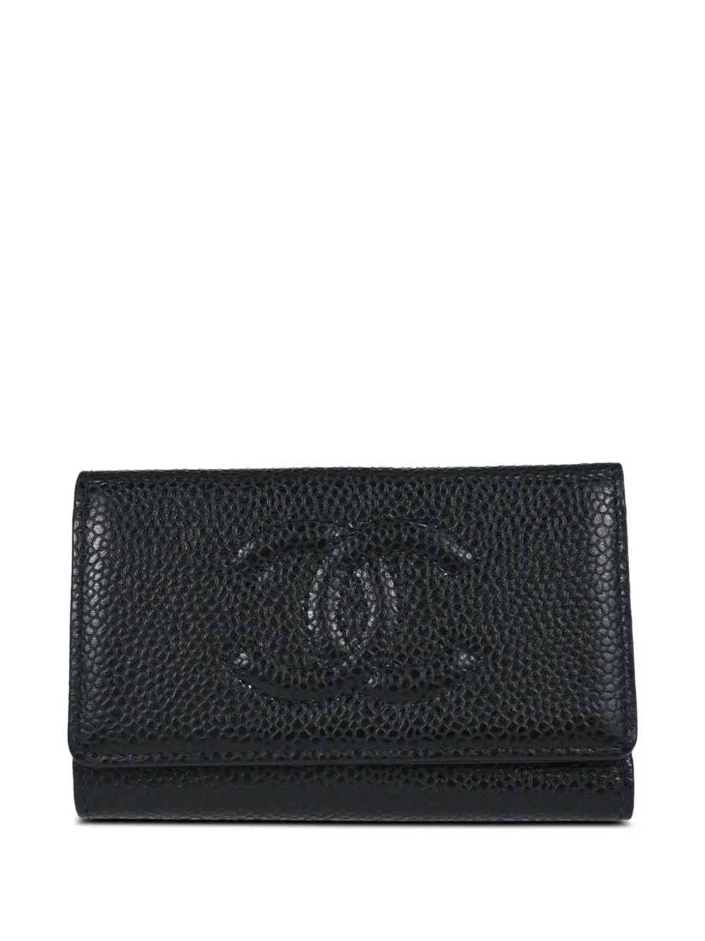 CHANEL Pre-Owned Portachiavi CC in pelle 2003 - Nero