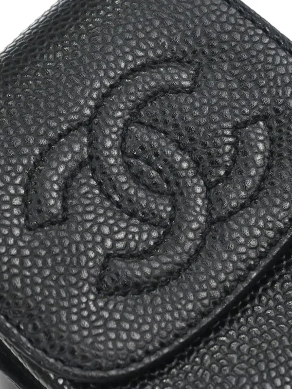 CHANEL ブラック キルティングシガレットケース CHANEL ブラック