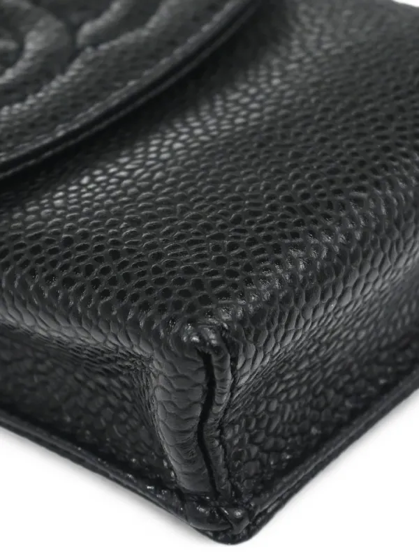 CHANEL ブラック キルティングシガレットケース CHANEL ブラック
