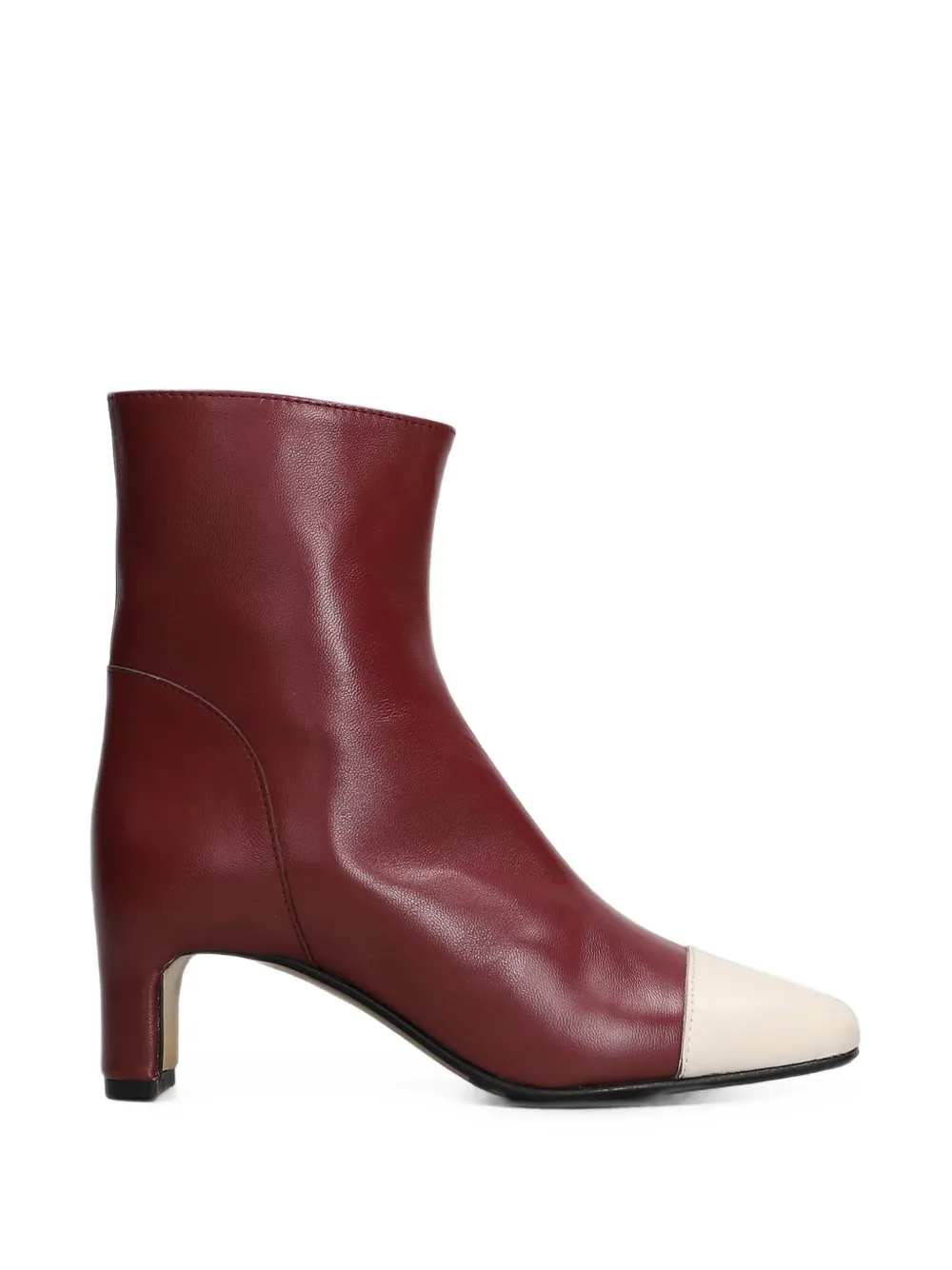 L Arianna two-tone leather ankle boots