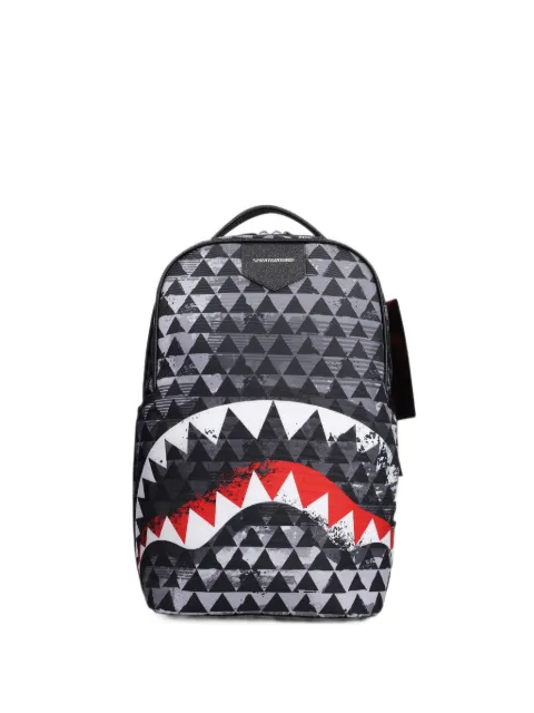 Sprayground Shark Mouth geometric-print backpack