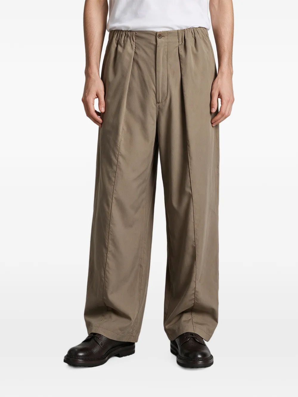 Giorgio Armani pleated wide-leg trousers