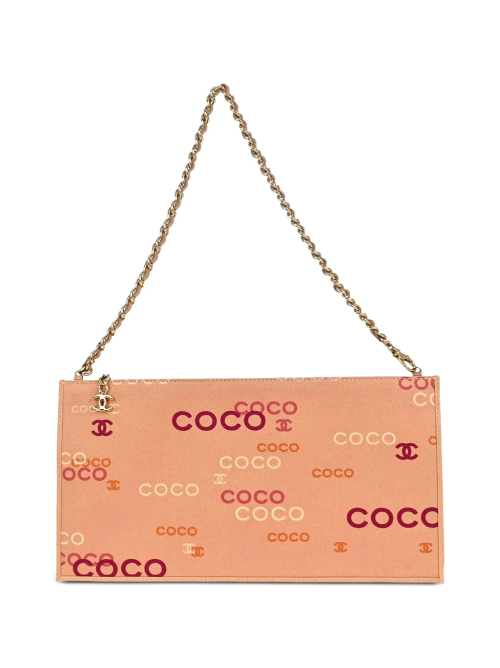 CHANEL Pre-Owned Borsa a spalla Coco con catena 2002 - Rosa
