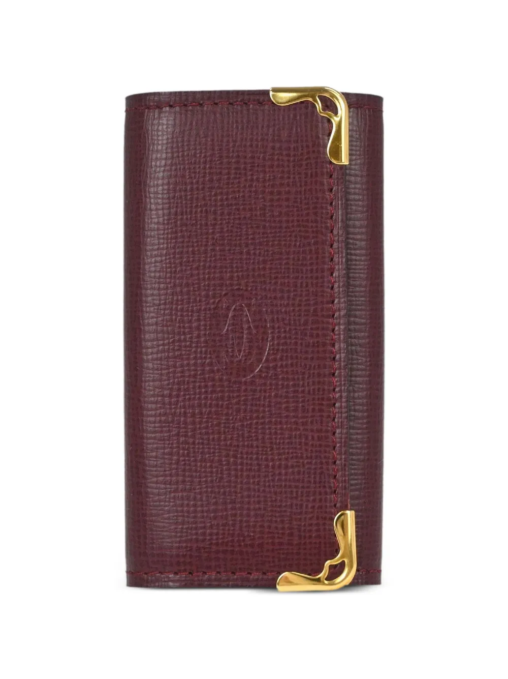 Cartier Portachiavi con logo goffrato 1990-2000 - Rosso