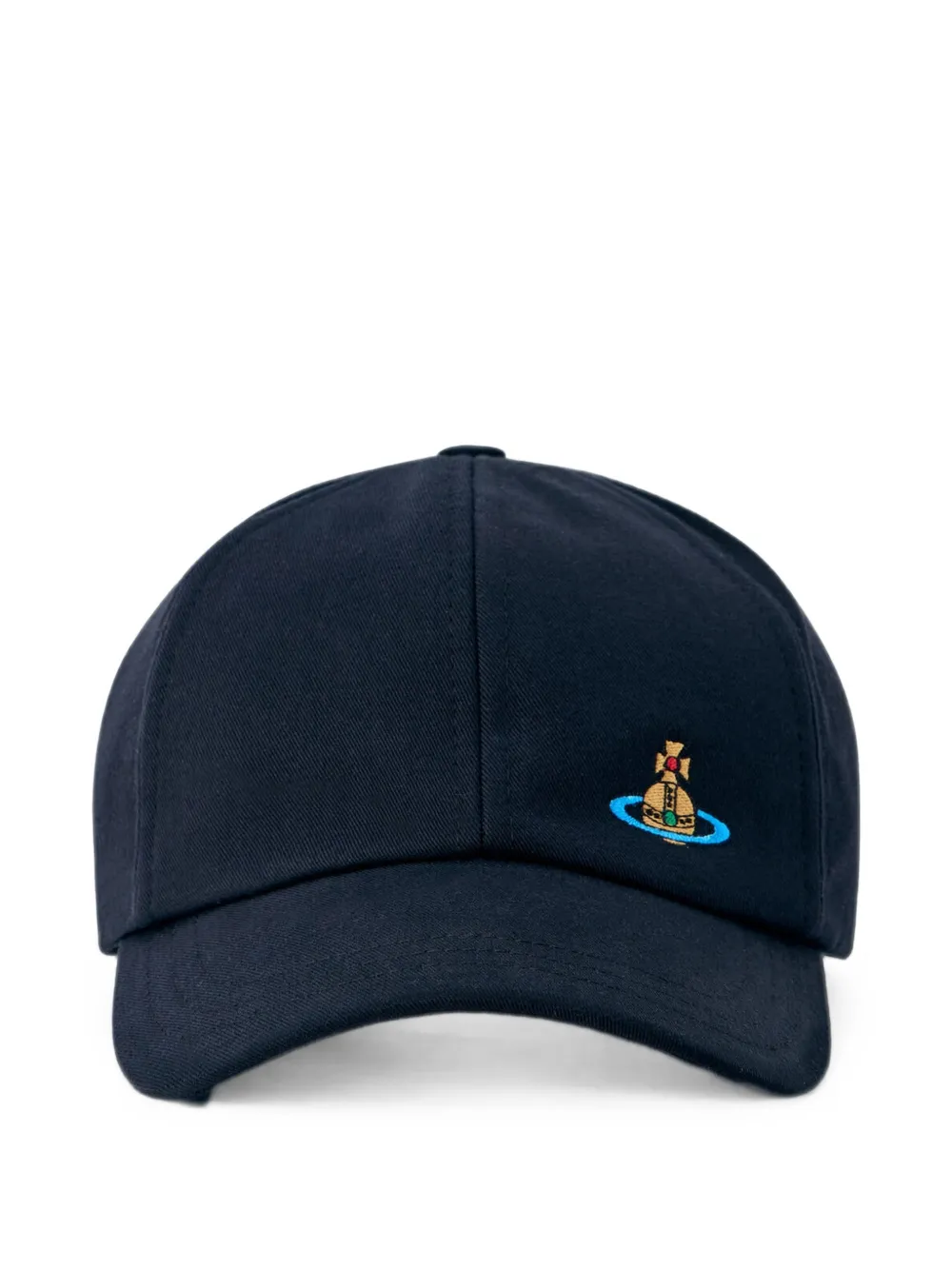 Vivienne Westwood Orb-embroidered baseball cap - Blu