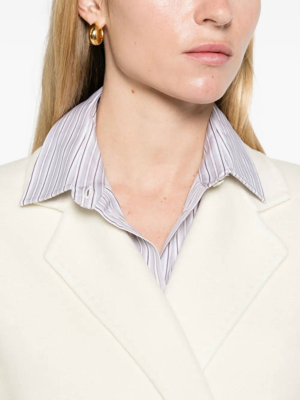 Max Mara Ludmilla Icon coat white Wit